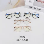 Gọng kính cận Swallow S2027 Kim loại đa giác - Nữ