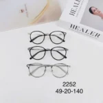 Gọng kính cận Swallow 2252 Kim loại oval - Nữ