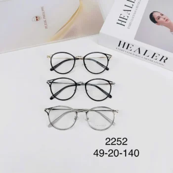 Gọng kính cận Swallow 2252 Kim loại oval - Nữ