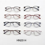 Gọng kính cận 2514 kim loại tròn - Unisex 1 2514