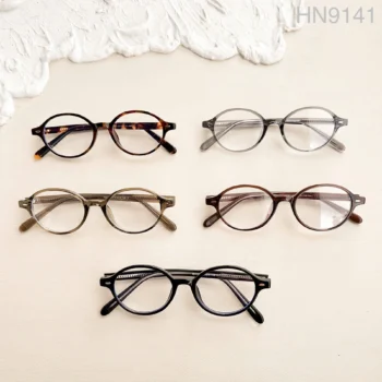 Gọng  kính cận 9141 Nhựa Acetate oval - Nữ