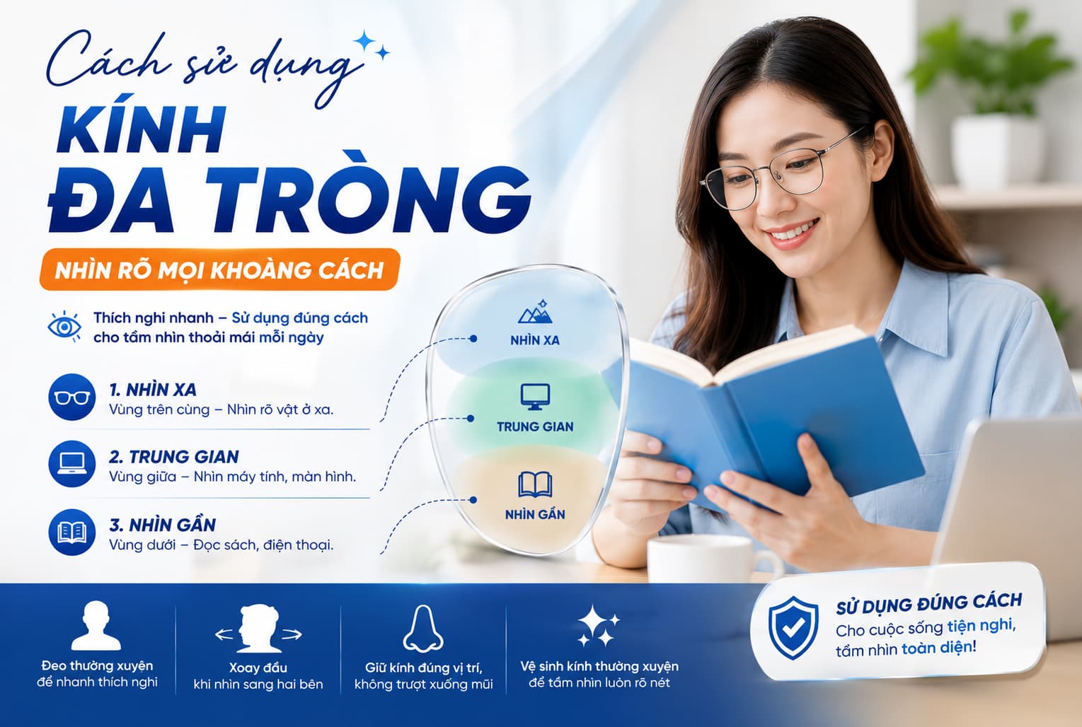 Cach su dung kinh da trong