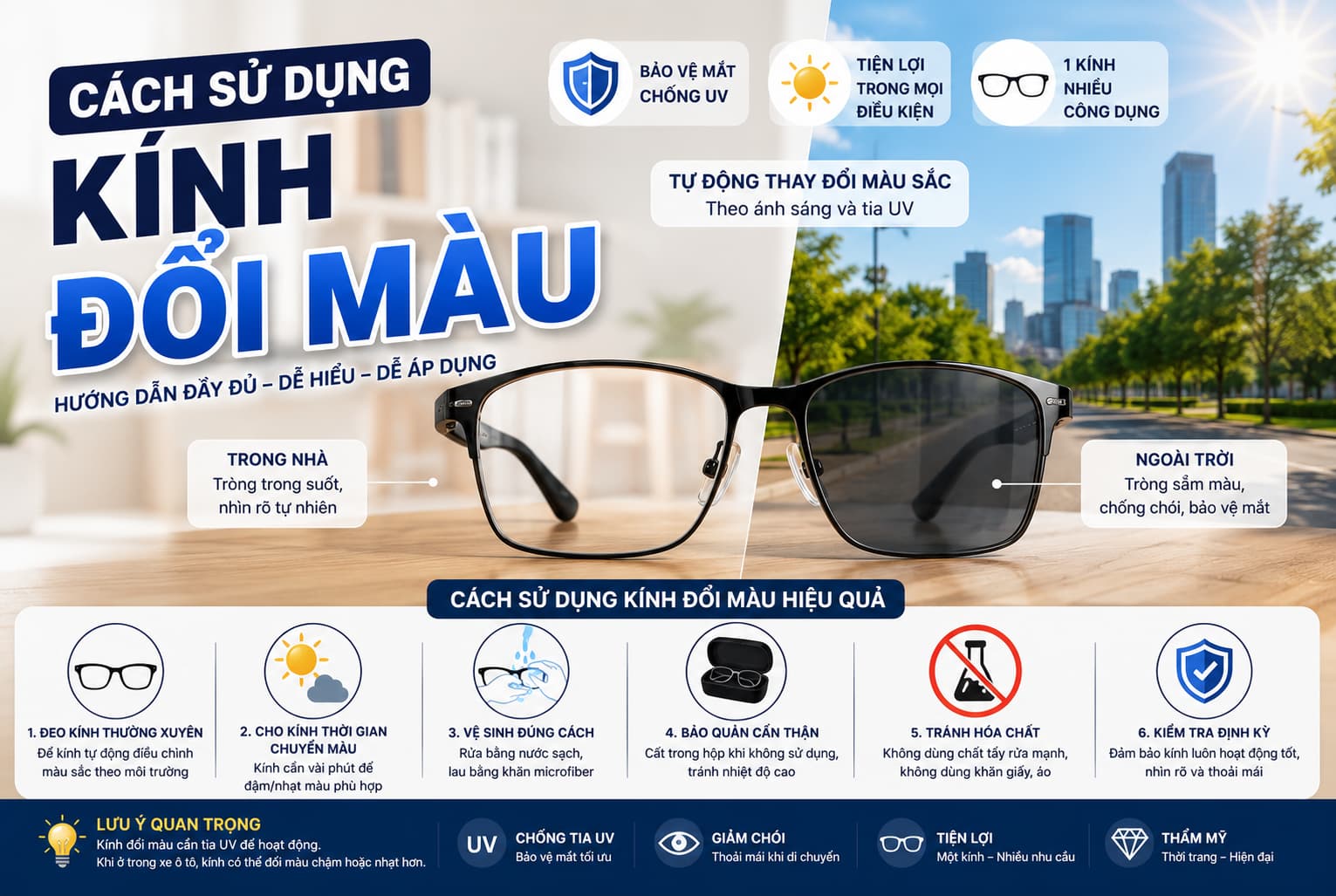 Cach su dung kinh doi mau