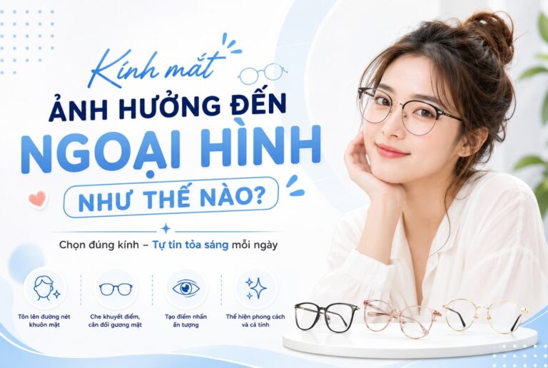 KINH MAT ANH HUONG DEN NGOAI HINH NHU THE NAO