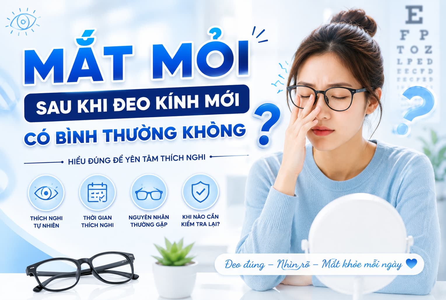 mat moi sau khi deo kinh moi co binh thuong khong